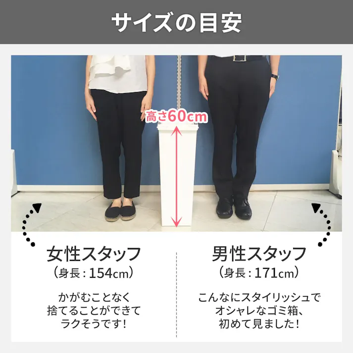 天馬 ホワイトラッシュ スマートペール 45L 本体 ホワイト Size(23×44×60) ペールボックス 分別ゴミ箱 室内用ゴミ箱 ※本体のみ 4904746148285【別送品】