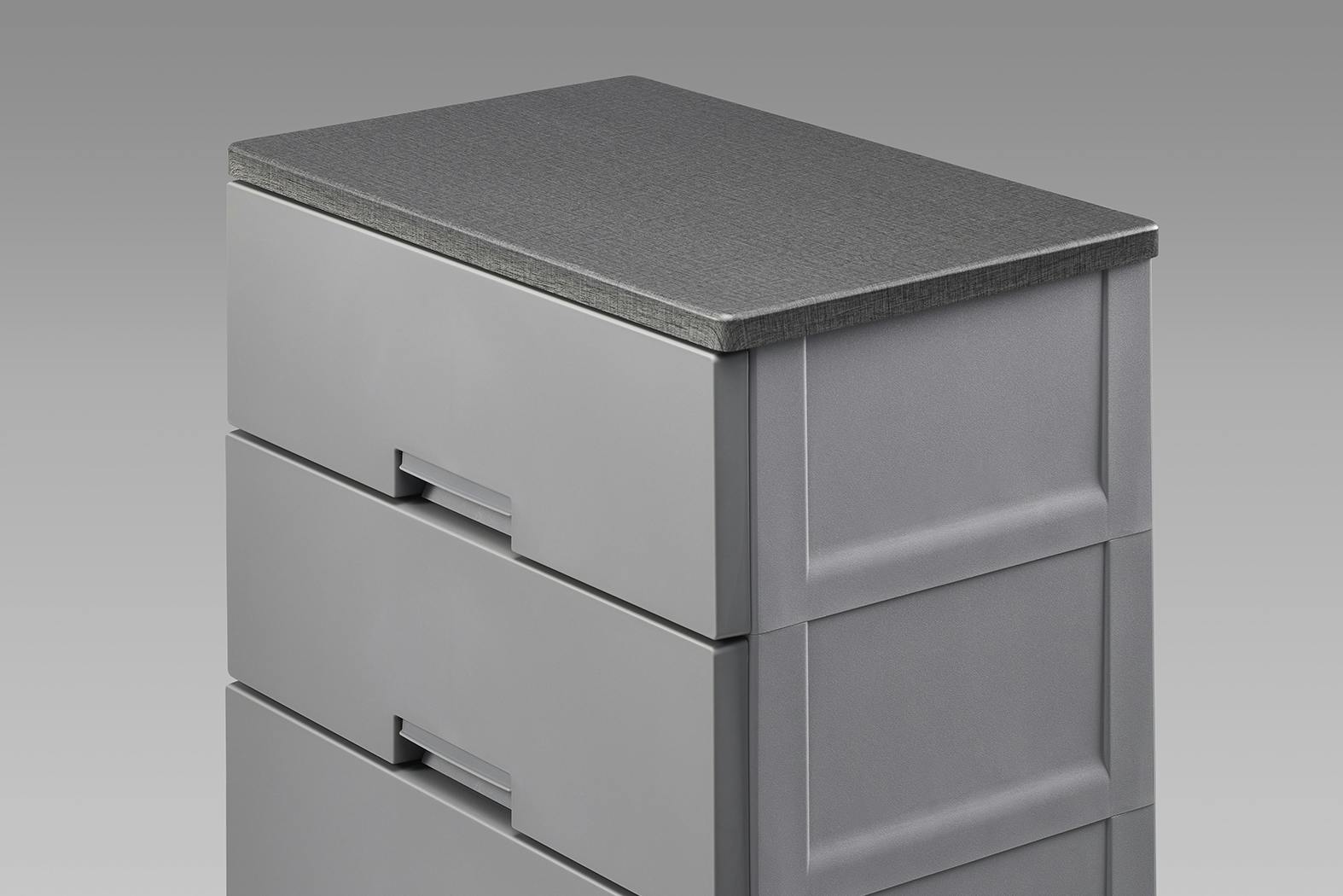 フィッツ チェスト 6504 グレー インテリア 引出式 リビング収納