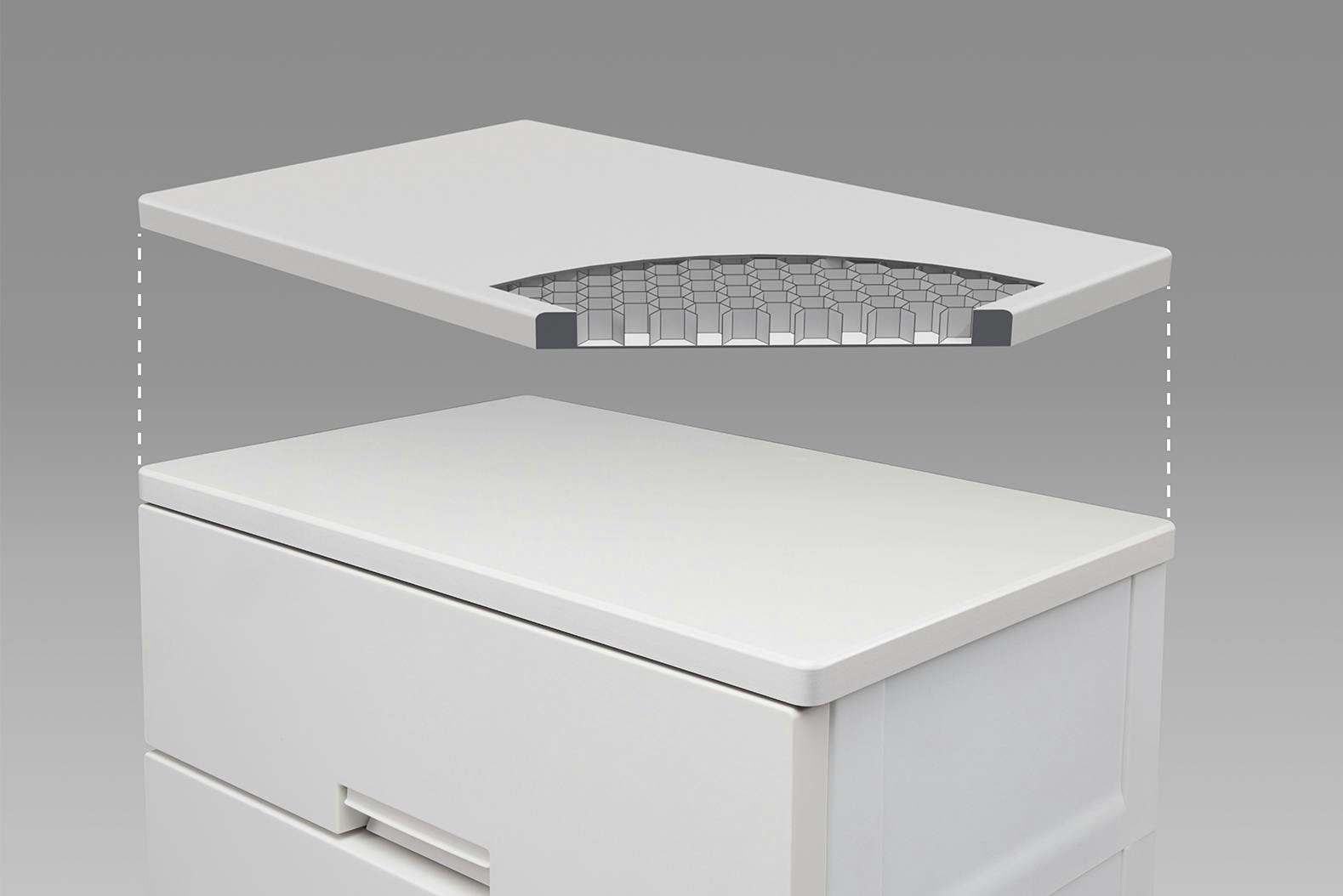 フィッツ チェスト 6505 ホワイト インテリア 引出式 リビング