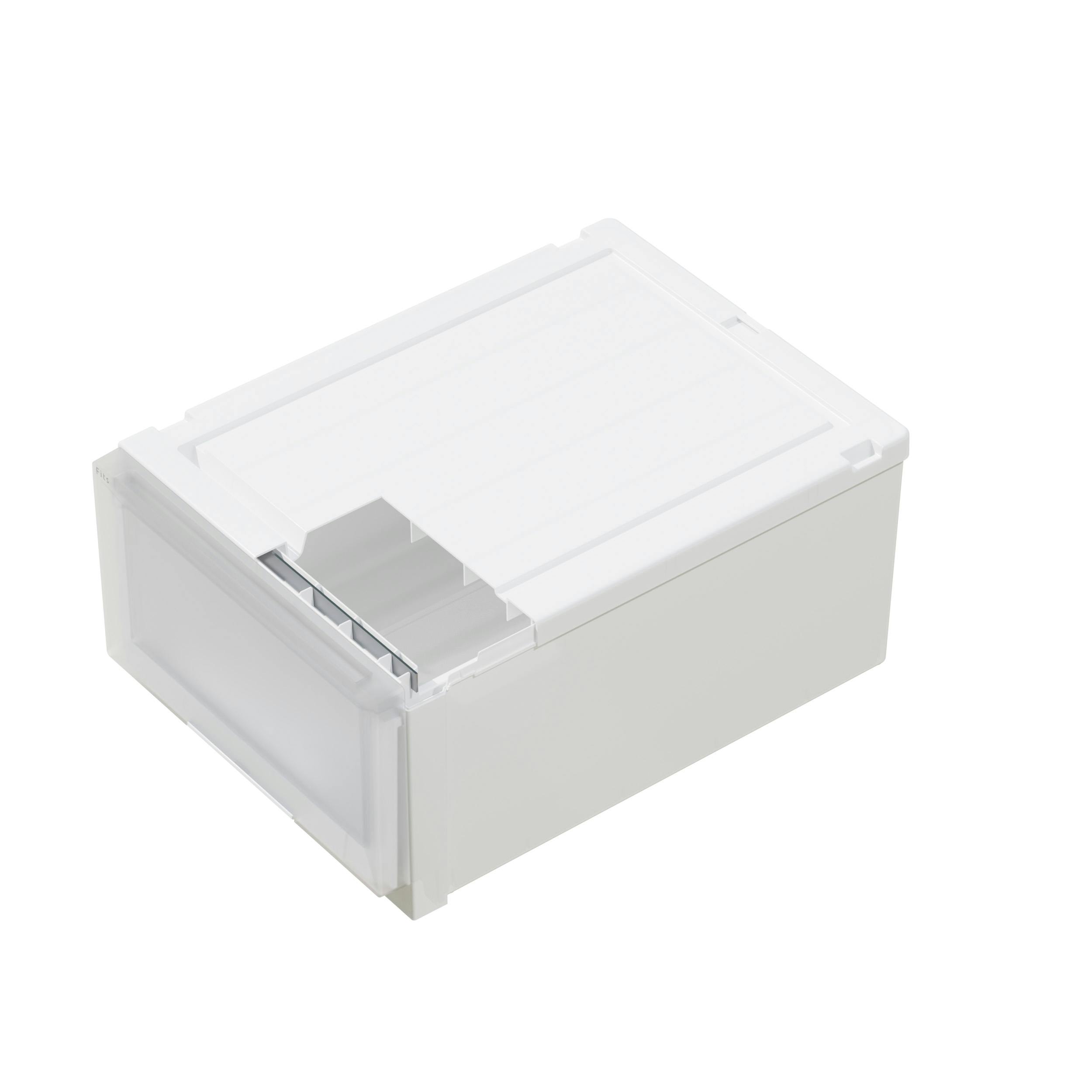 フィッツ ケース アドバンス 55-45M ホワイトクリア インテリア 引出式