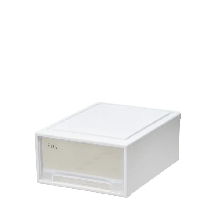 フィッツ ケース 41-31 ホワイトクリア インテリア 引出式 小物収納 重ね収納可 小物収納 別売りキャスター対応 4904746156365【別送品】