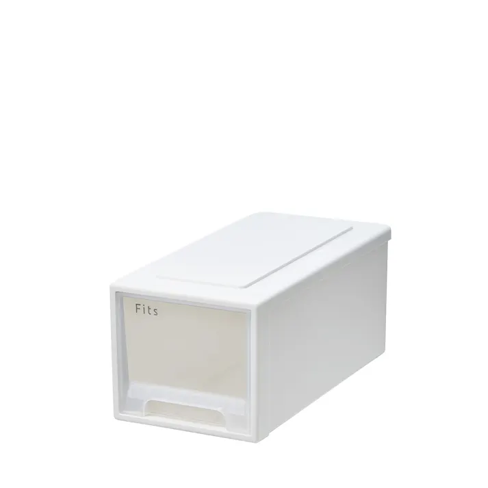 フィッツ ケース 45-22 ホワイトクリア インテリア 引出式 小物収納 重ね収納可 小物収納 別売りキャスター対応 4904746156389【別送品】