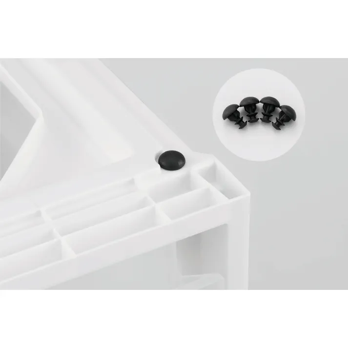 フィッツ ケース マルチ 40-35S ホワイトクリア インテリア 引出式 マルチ収納 積み重ね可能 キッチン収納 別売りキャスター対応 4904746156662【別送品】