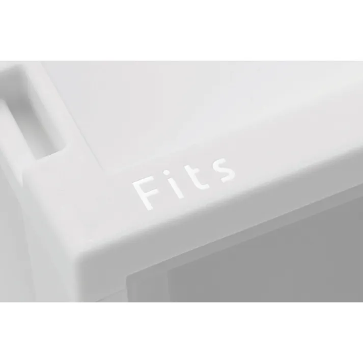 フィッツ ケース マルチ 40-35S ホワイトクリア インテリア 引出式 マルチ収納 積み重ね可能 キッチン収納 別売りキャスター対応 4904746156662【別送品】