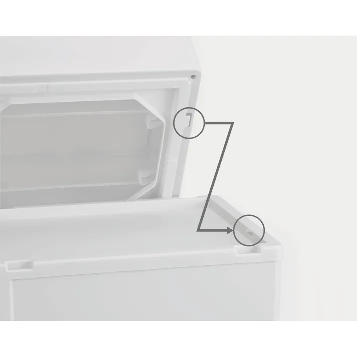 フィッツ ケース マルチ 40-35S ホワイトクリア インテリア 引出式 マルチ収納 積み重ね可能 キッチン収納 別売りキャスター対応 4904746156662【別送品】