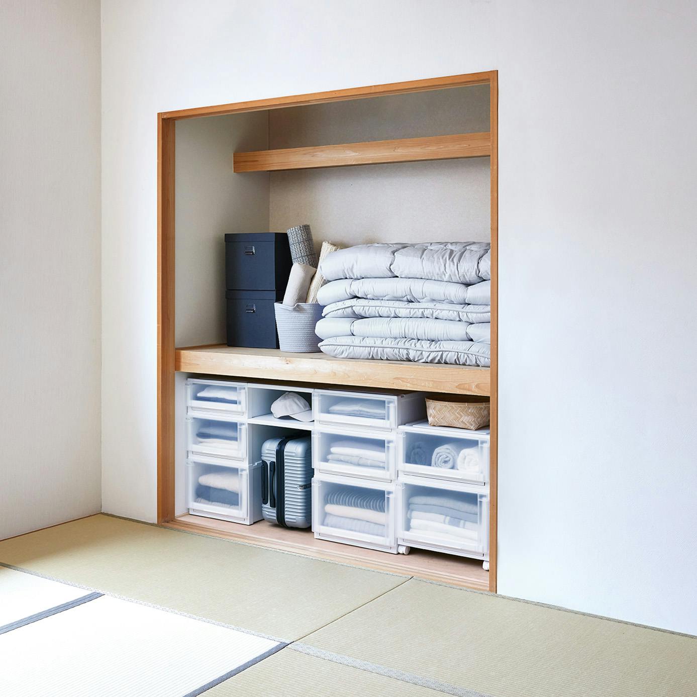 フィッツ ケース アドバンス 連結棚 ハーフ2枚入 74-39 ホワイト 拡張