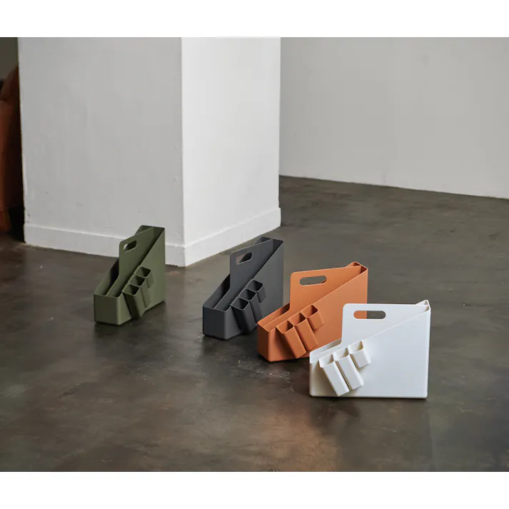 フィッツ キャリーファイルボックス グリーン 小物収納 ファイルボックス 整理整頓 取っ手付き 多機能 4904746157225【別送品】