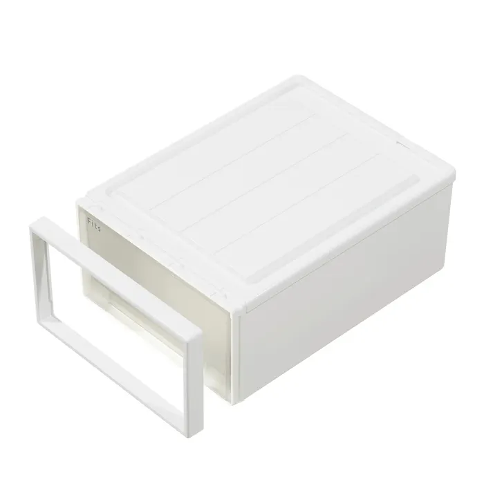 フィッツ ケース 47-33 ホワイトクリア 9個セット インテリア 引出式 小物収納 重ね収納可 多用途 小物収納 4904746159601【別送品】