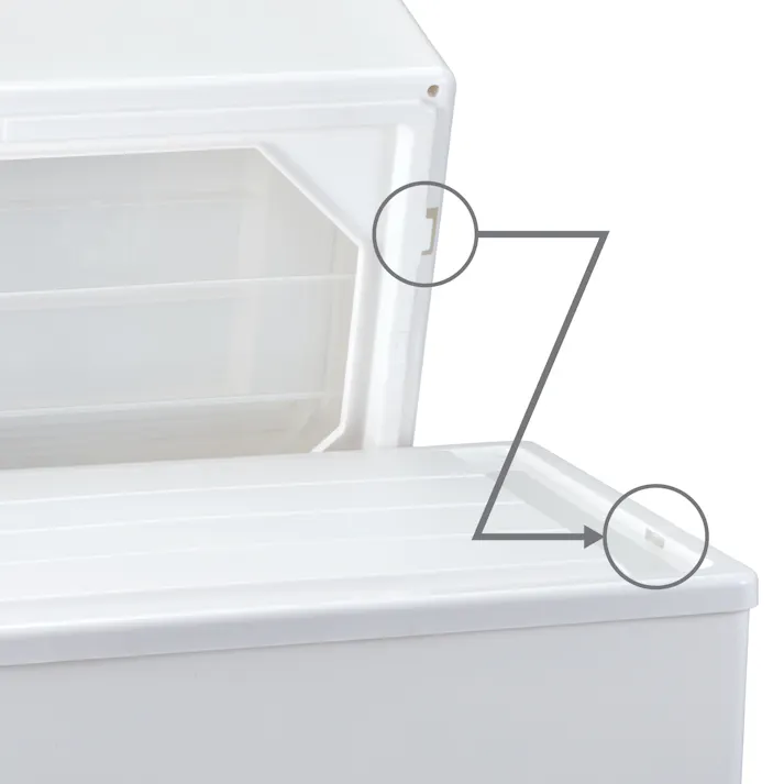 フィッツ ケース 53-39S ホワイトクリア 6個セット インテリア 引出式 クローゼット収納 衣類収納ケース 引き出し収納 別売りキャスター対応 4904746159748【別送品】