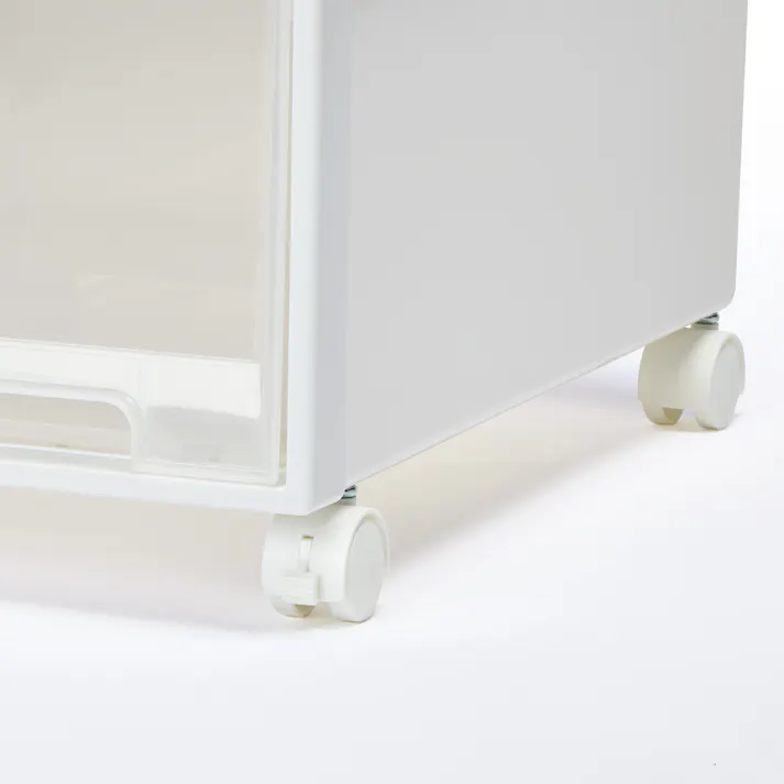 フィッツ ネジ式キャスターCSS-40 ホワイト 20個セット 車輪 キャスター 収納ボックス 衣類収納ケース キャスター 4904746160362【別送品】