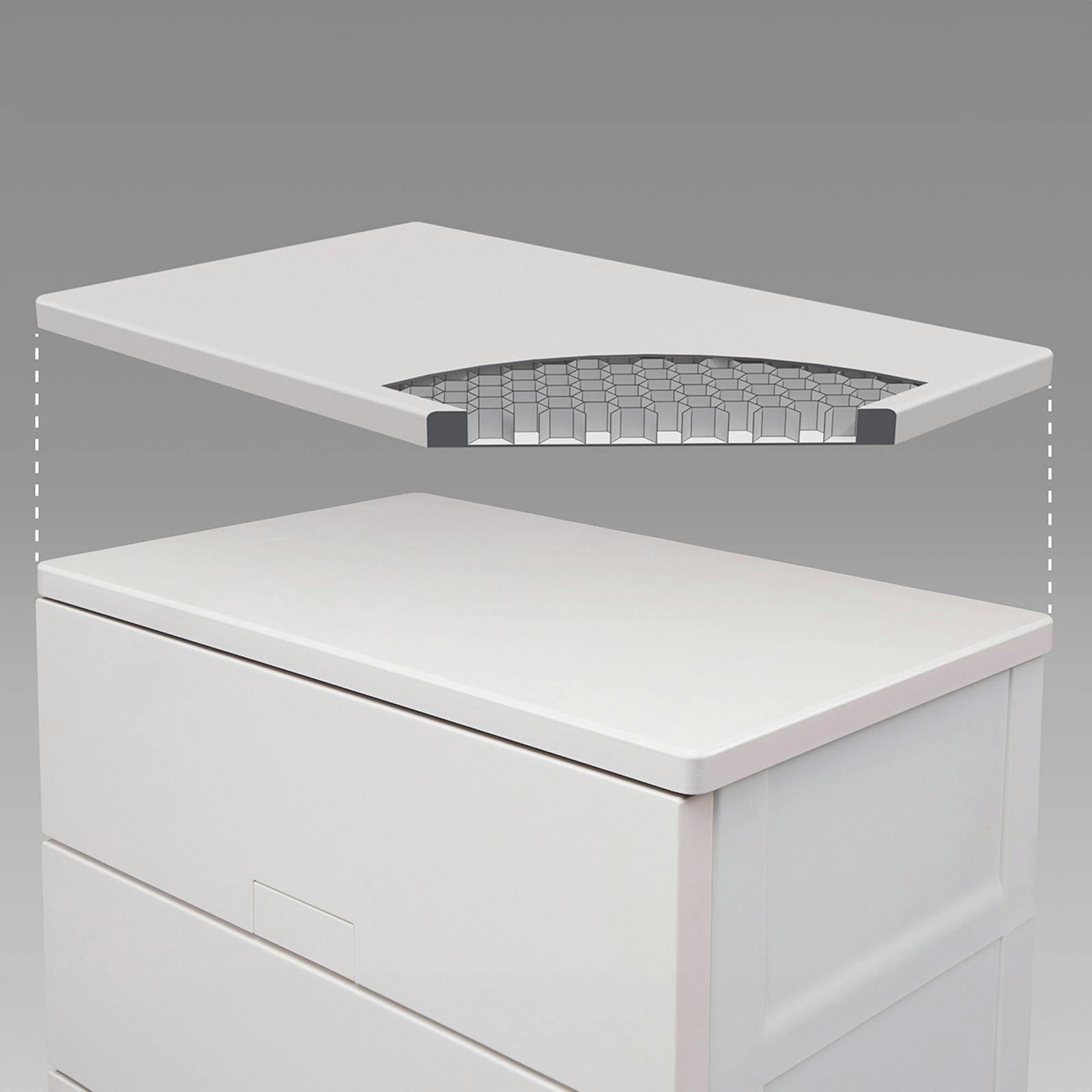 ソフィー フィッツチェスト フィッツ(Fits) フィッツチェスト フルフラット 5505 ホワイト 55×41