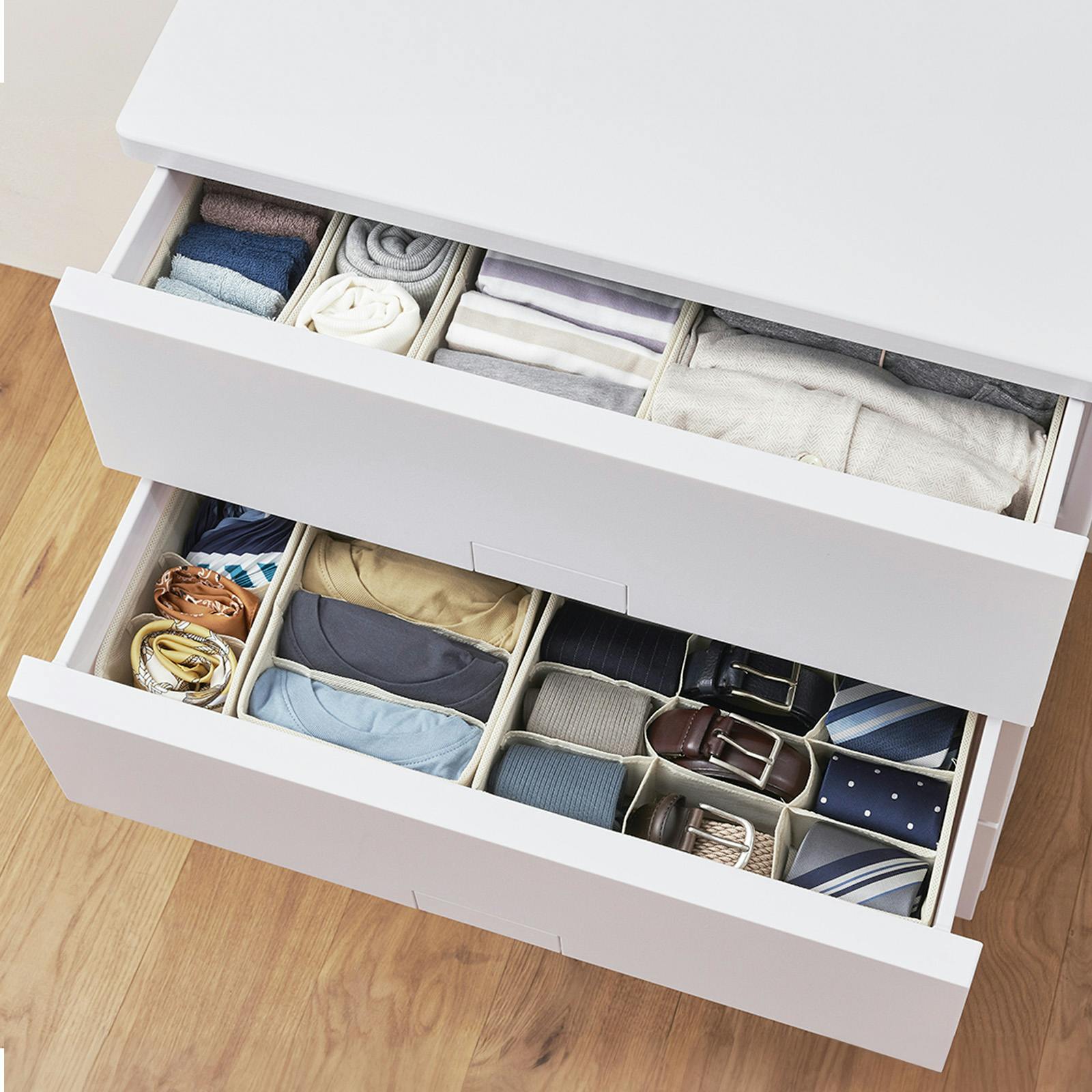 フィッツ(Fits) フィッツチェスト フルフラット 7504 ホワイト 75×41