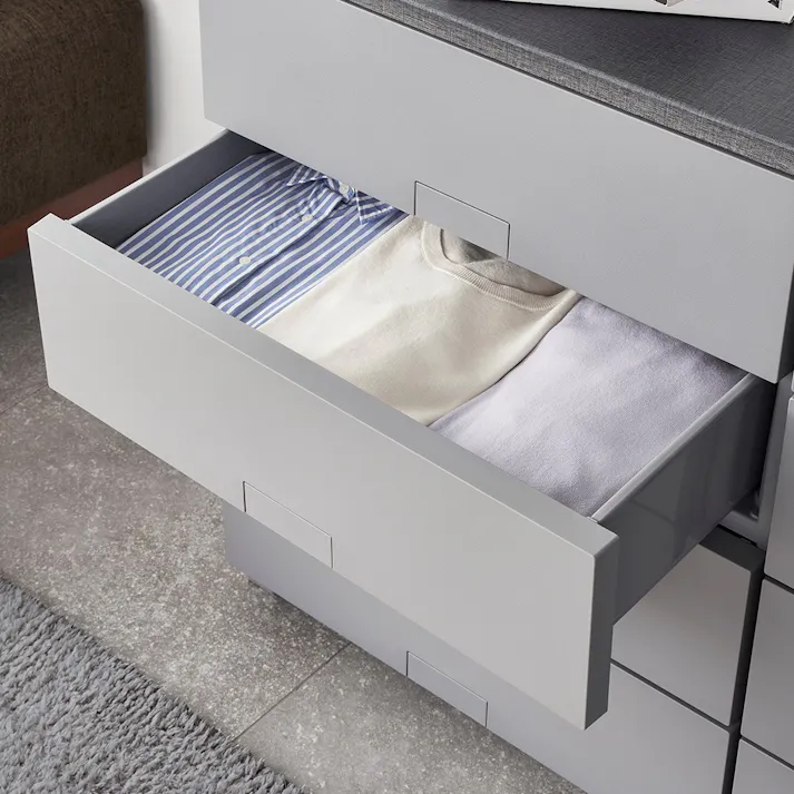 フィッツ(Fits) フィッツチェスト フルフラット 7504 グレー 75×41×85 完成品 衣類収納ケース キャスター対応 110016067【別送品】