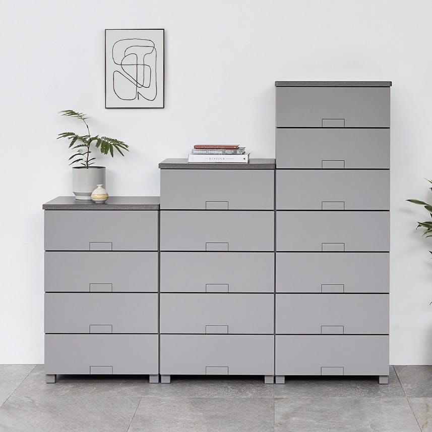 フィッツ(Fits) フィッツチェスト フルフラット 7507 グレー 75×41×144