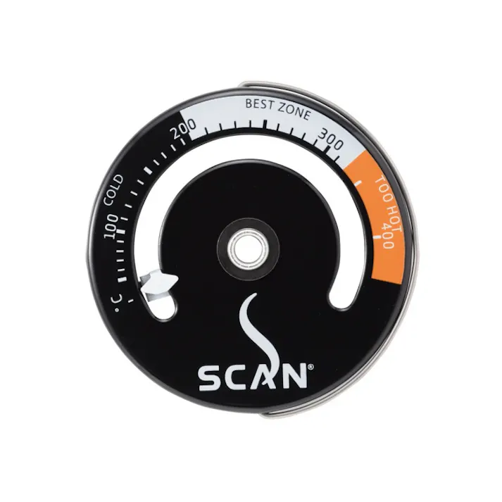 NorwegianStyle ストーブ温度計 (スキャン) 薪ストーブ用 CD748【別送品】