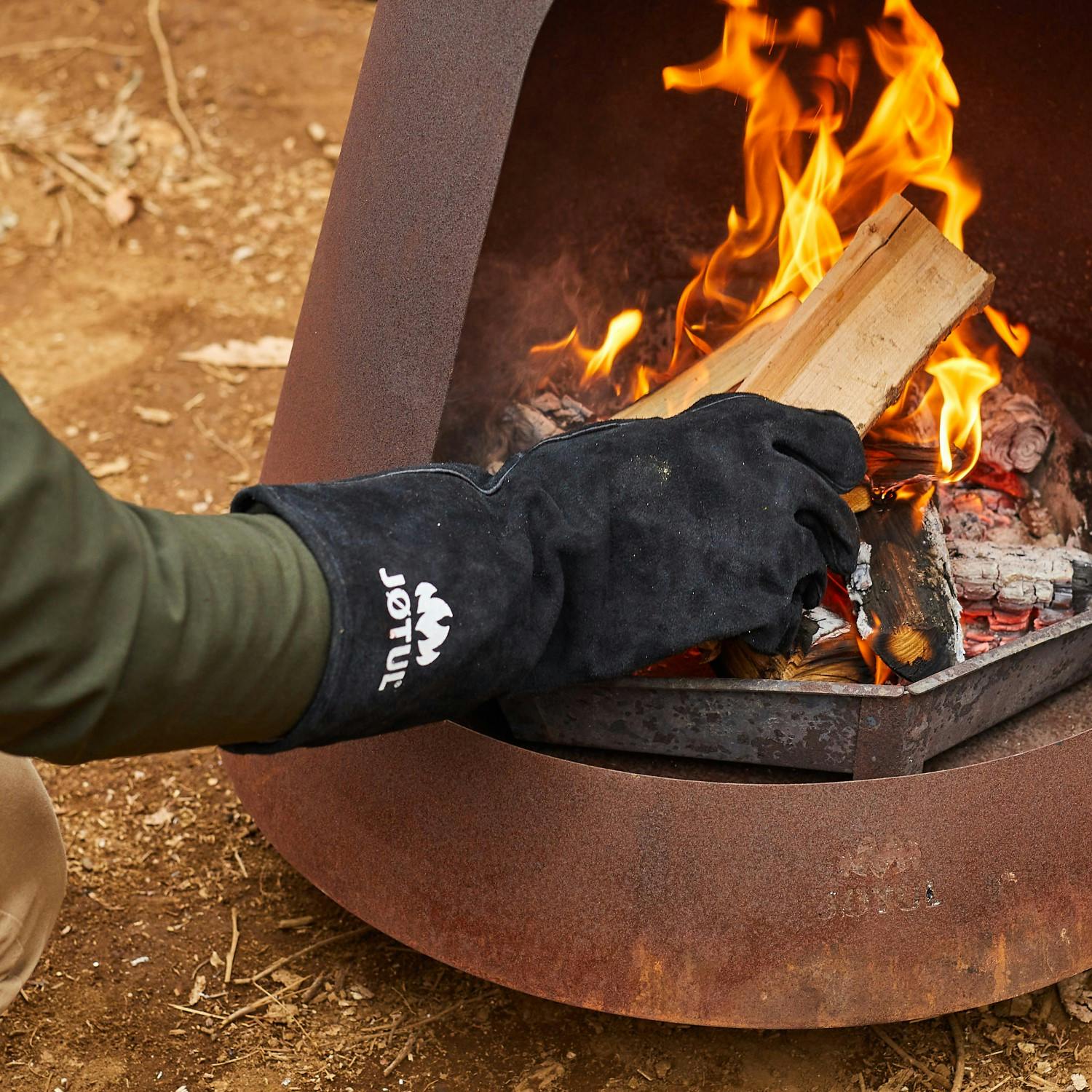 NorwegianStyle ヨツールグローブ 革製 薪ストーブ アウトドア MJ400
