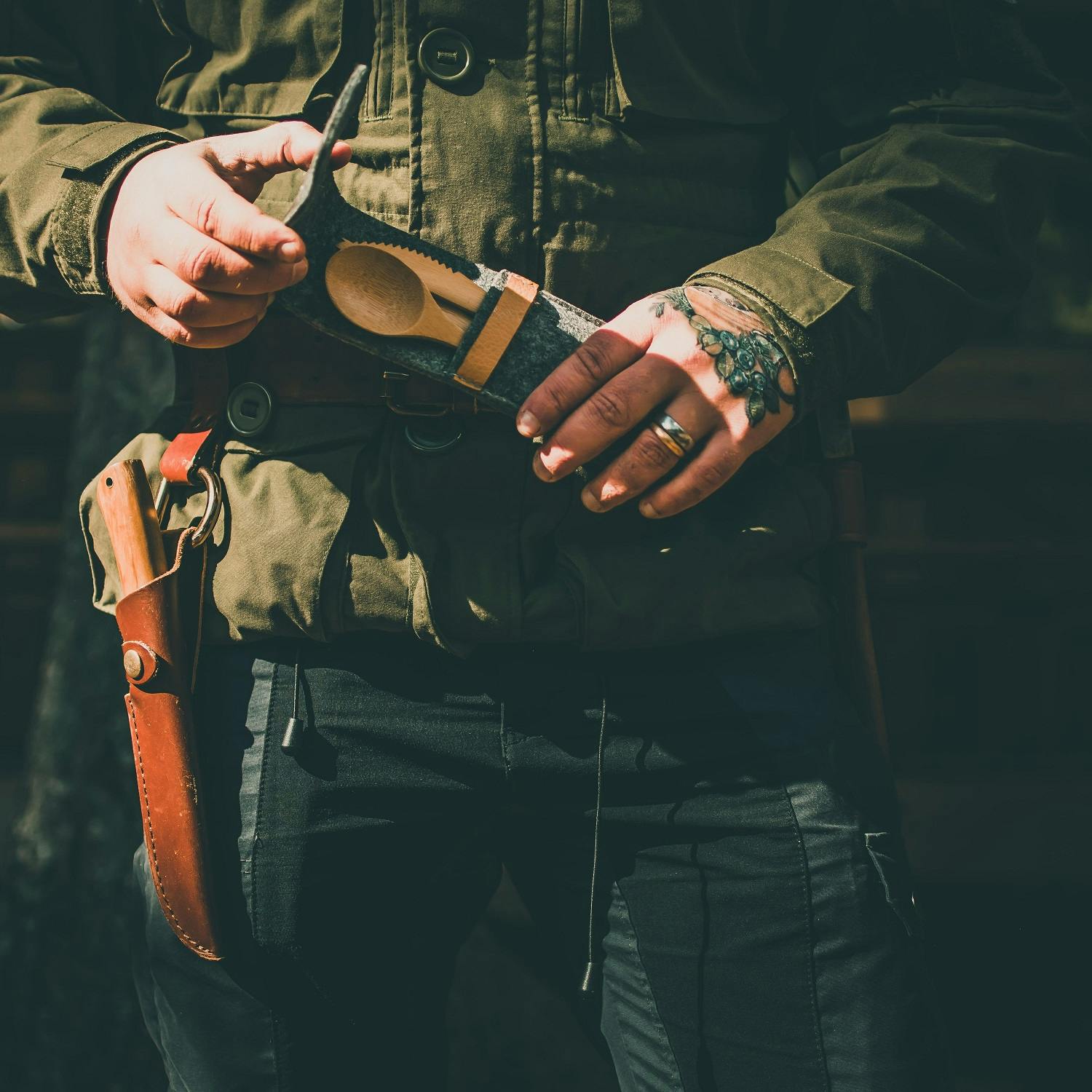 OYO ハイキングカトラリーセット 竹製 3点セット アウトドア 北欧