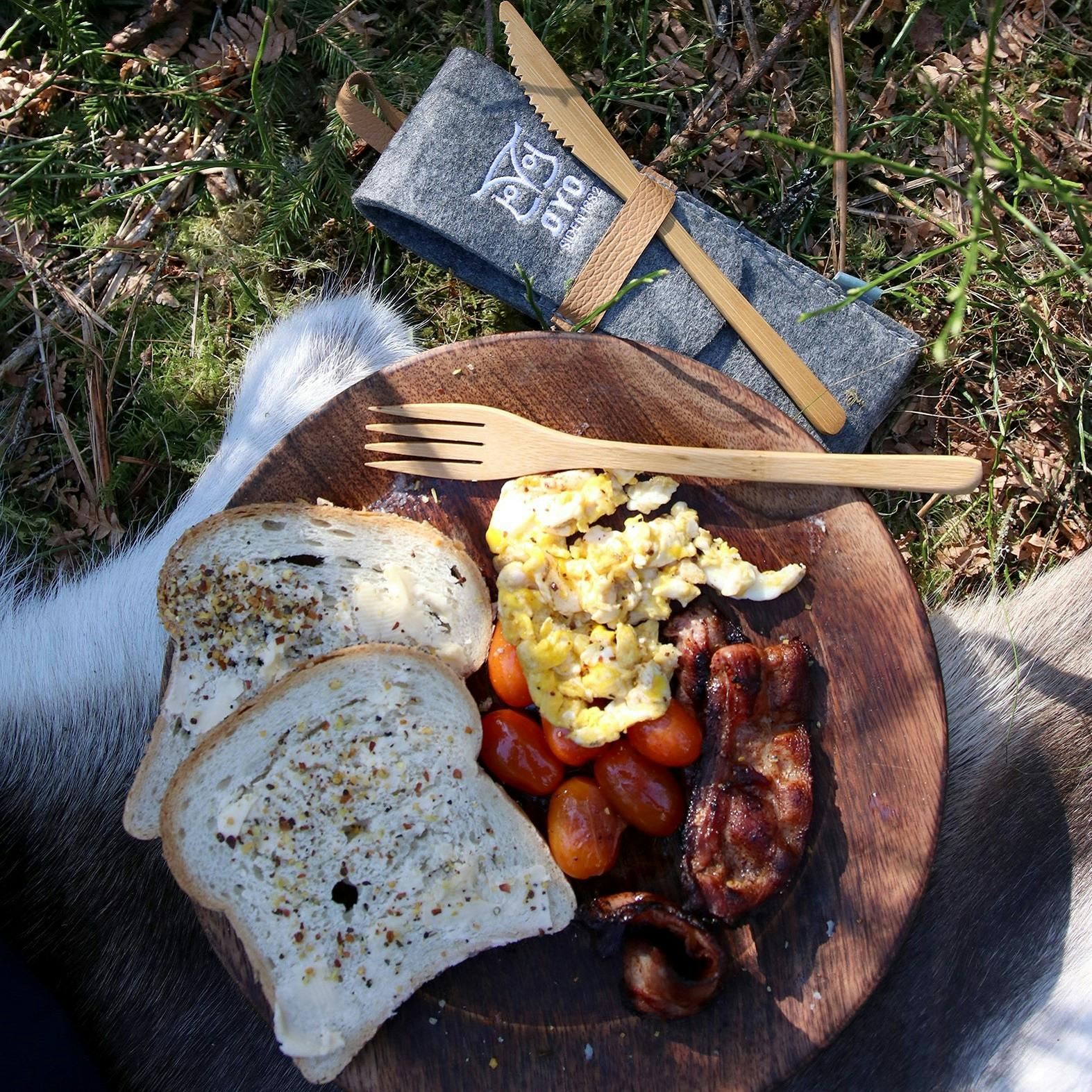 OYO ハイキングカトラリーセット 竹製 3点セット アウトドア 北欧