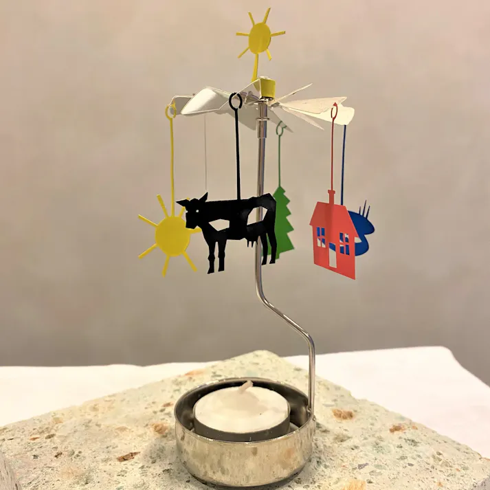 pluto produkter ロータリーキャンドルホルダー 太陽と雲 北欧雑貨 PL014【別送品】