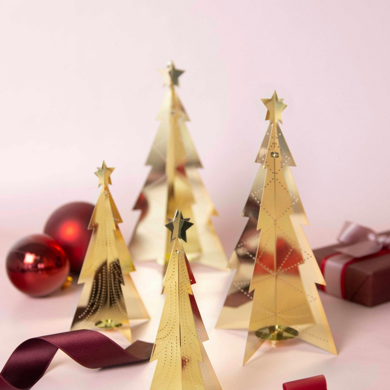 pluto produkter クリスマスデコレーションツリー ゴールドII 卓上