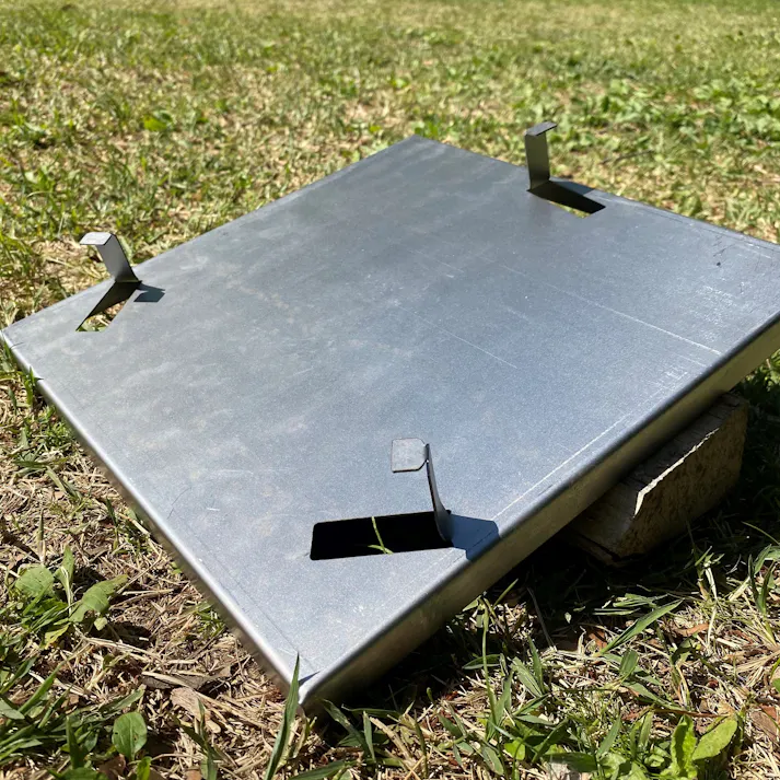 NorwegianStyle スウェーデントーチ台 30×30cm 焚火台 キャンプ アウトドア WB101【別送品】