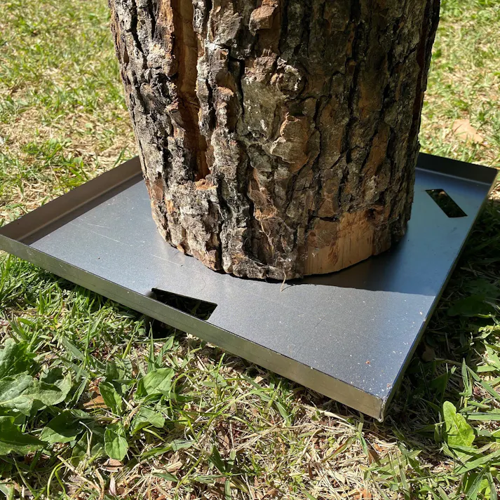 NorwegianStyle スウェーデントーチ台 30×30cm 焚火台 キャンプ アウトドア WB101【別送品】