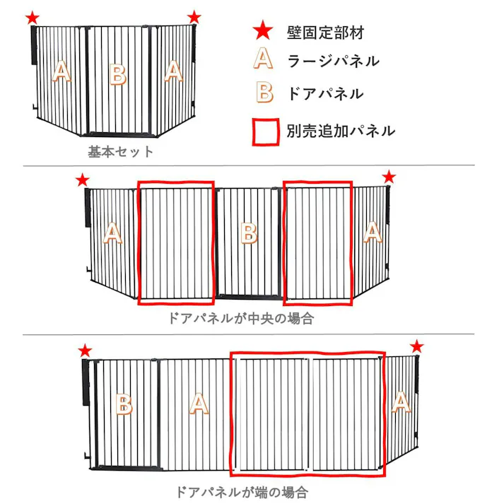 DogSpace ドッグスペース ロッキー用 ドアパネル 黒 犬 室内飼育 安全製品 北欧 BD854【別送品】
