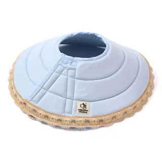 ONEKOSAMA OINUSAMA ソフト エリザベスカラー サックス M 日本製 抗菌・抗ウイルス 軽量 ons0012-sax-M【別送品】