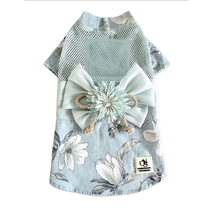 ONEKOSAMA OINUSAMA 浴衣 ペットウェア ブルー 7L【単品】 大型犬 洗える ons0019-bl-7L【別送品】