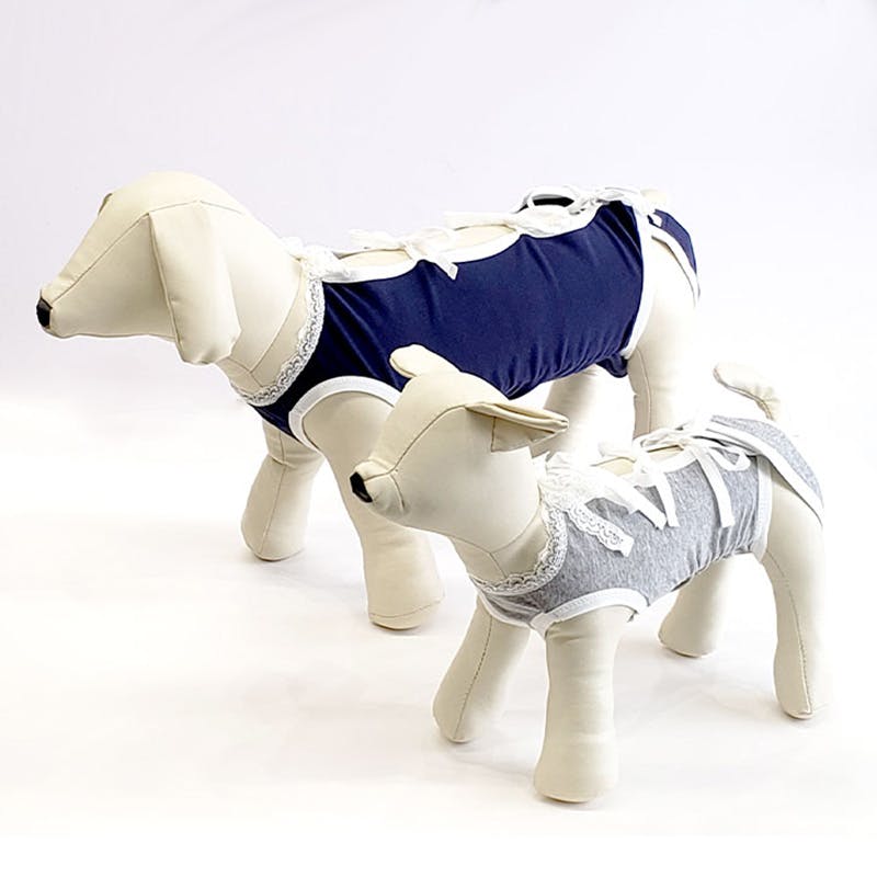 ONEKOSAMA OINUSAMA 獣医師監修 術後服 犬 猫 うさぎ ネイビー