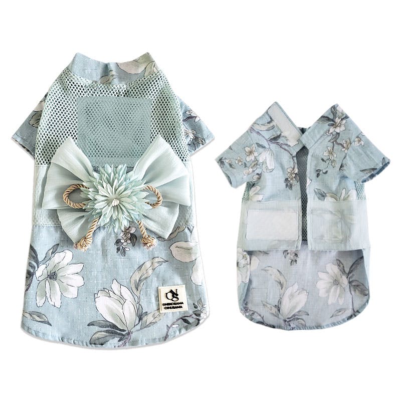 SWEET MOMMY ONEKOSAMA OINUSAMA 空調 ペット服 浴衣 ブルー L【ファン1個】  ons0032set-ons0019bl-L【別送品】 | ペット用品（犬） | ホームセンター通販【カインズ】