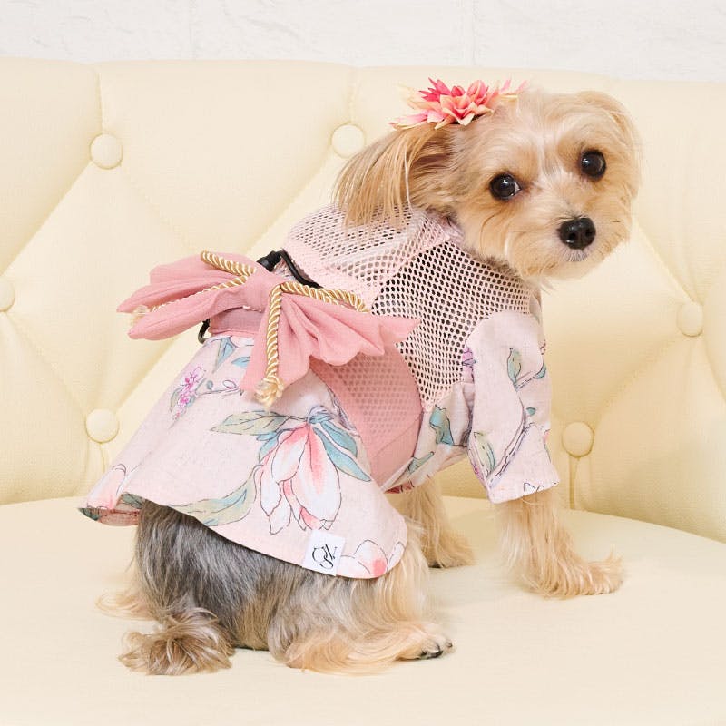 SWEET MOMMY ONEKOSAMA OINUSAMA 空調 ペット服 浴衣 ピンク 5L ons0032set-ons0019pk-5L 4L~7Lサイズ SWEET MOMMY ONEKOSAMA OINUSAMA 空調 ペット服 浴衣 ピンク 5L ons0032set-ons0019pk-5L 4L~7Lサイズ