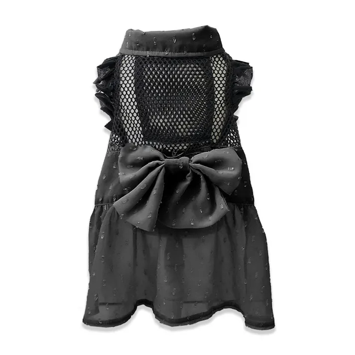 ONEKOSAMA OINUSAMA 空調ペット服 サンドレス ドビーシフォン ブラック M【ファン1個】 小型犬 ons0032set-ons0093cfbk-M【別送品】