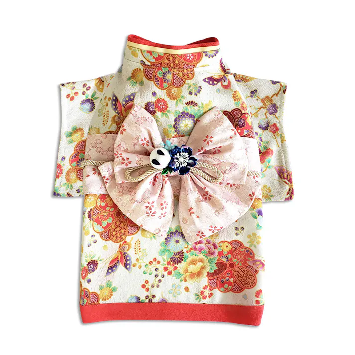 SWEET MOMMY ONEKOSAMA OINUSAMA 振袖 着物風 ペットウェア クリーム 3L ons0057-cr-3L【別送品】