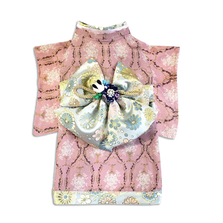 SWEET MOMMY ONEKOSAMA OINUSAMA 振袖 着物風 ペットウェア ピンク 4L ons0057-pk-4L【別送品】