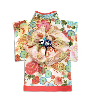 ONEKOSAMA OINUSAMA 振袖 着物風 ペットウェア サクラボタン 8L 大型犬 洗える ons0057-sakurapeony-8L【別送品】