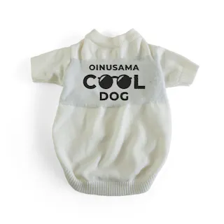 ONEKOSAMA OINUSAMA ドッグ ニットウエア 犬 ホワイト 3L 小型犬 洗える 伸縮性 ons0060-wh-3L【別送品】