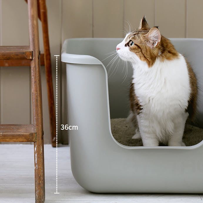 SWEET MOMMY ONEKOSAMA OINUSAMA インテリア 猫 トイレ BEAUTY グレー ons0064-gr【別送品】
