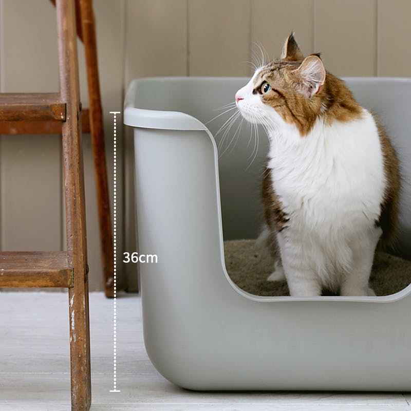【ONEKOSAMA】おねこさま トイレ BEAUTY ホワイト Amazon | ONEKOSAMA おねこさま 猫用トイレ 大型 大容量
