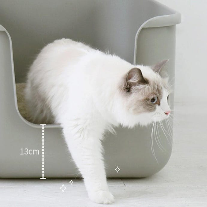 SWEET MOMMY ONEKOSAMA OINUSAMA インテリア 猫 トイレ BEAUTY PLUS ホワイト ons0065-wh【別送品】