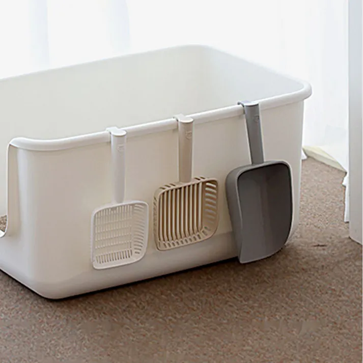 ONEKOSAMA OINUSAMA 猫砂 穴あき スコップ 小 グレー 抗菌 丈夫 猫トイレ専用 ons0070-gr【別送品】
