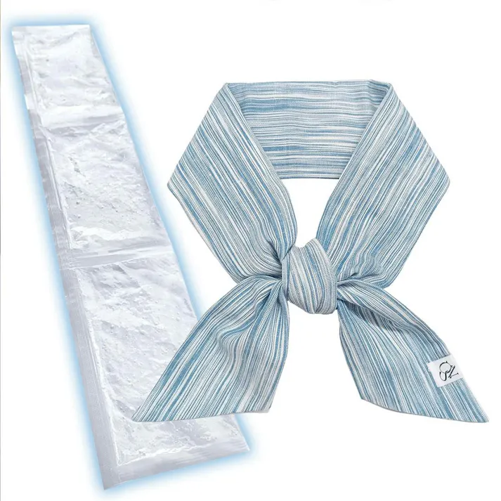 ONEKOSAMA OINUSAMA 日本製 不凍ジェル付きクールネック ペットスカーフ ブルー 大型犬用 洗濯可 ons0099-bl-70【別送品】