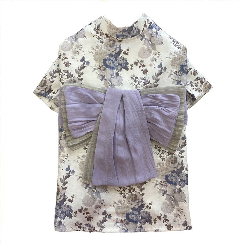 ONEKOSAMA OINUSAMA DESIGNERS GUILD 浴衣 ペットウェア 花柄 ブルー 4L 中型犬 洗える ons0102-bl-4L【別送品】