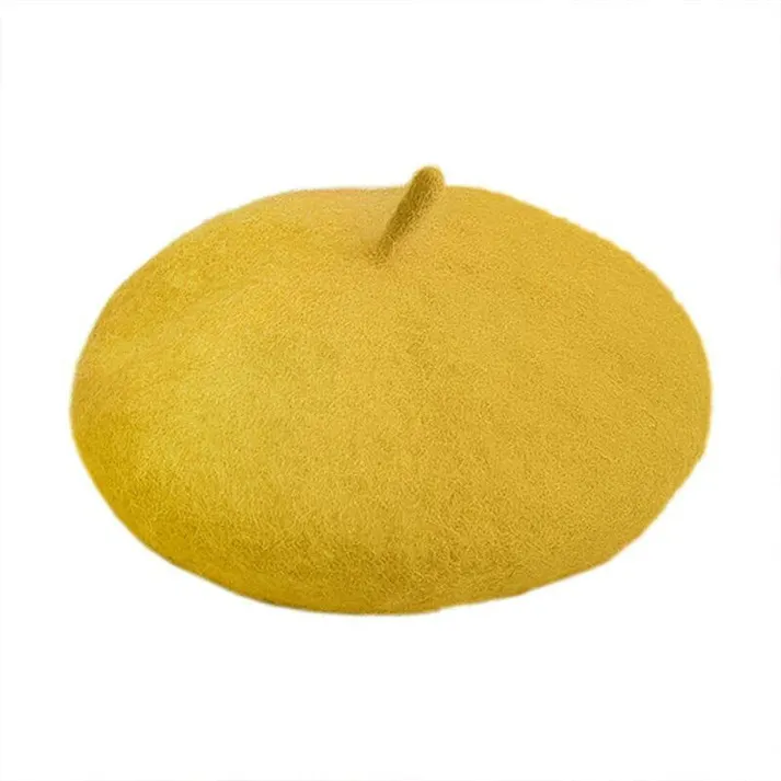 ONEKOSAMA OINUSAMA ペット用ベレー帽/イエロー/F 洗える おしゃれ アクセサリー ons0056-ye【別送品】