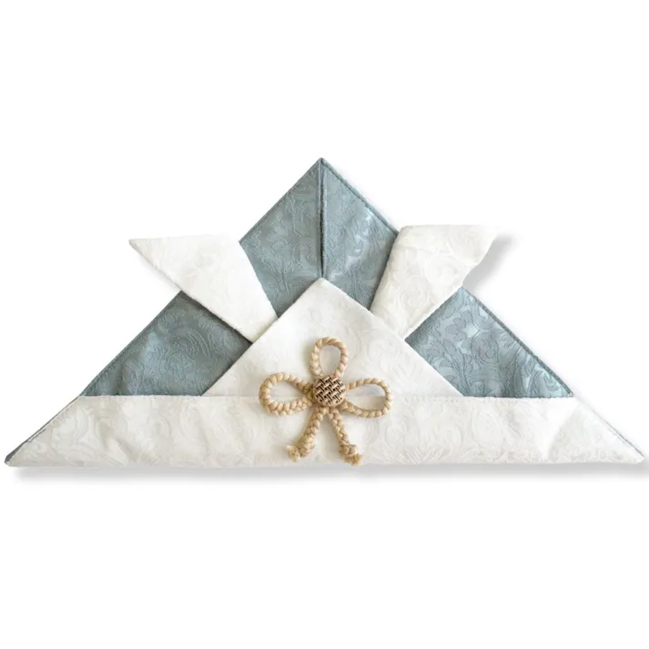 ONEKOSAMA OINUSAMA 大型ペット用兜 オールドブルー×ホワイト おしゃれ アクセサリー sg21006-ja-obl【別送品】