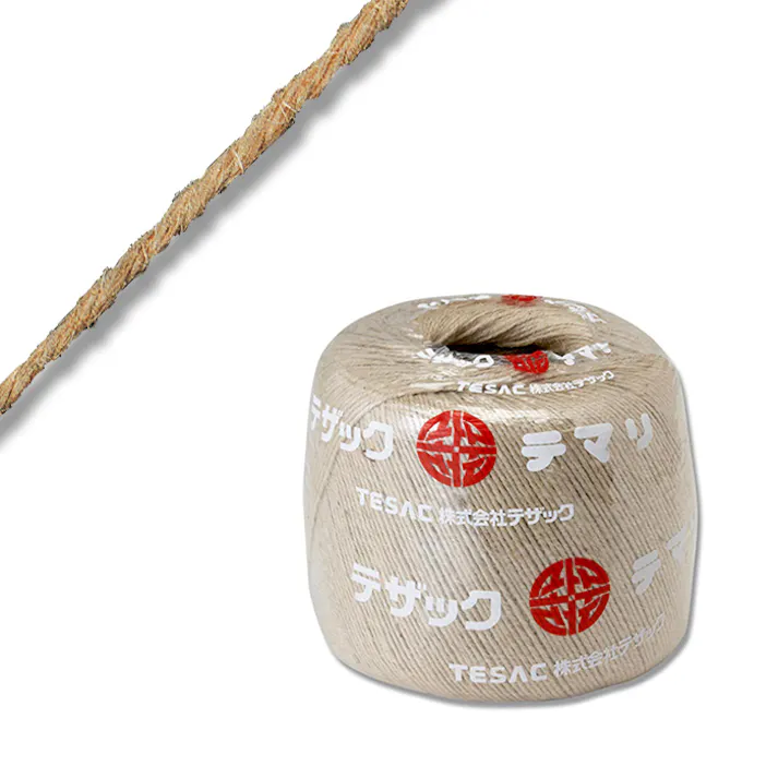 テザック 麻紐 14/3 小玉 1個×60 001500900(CDC)【別送品】