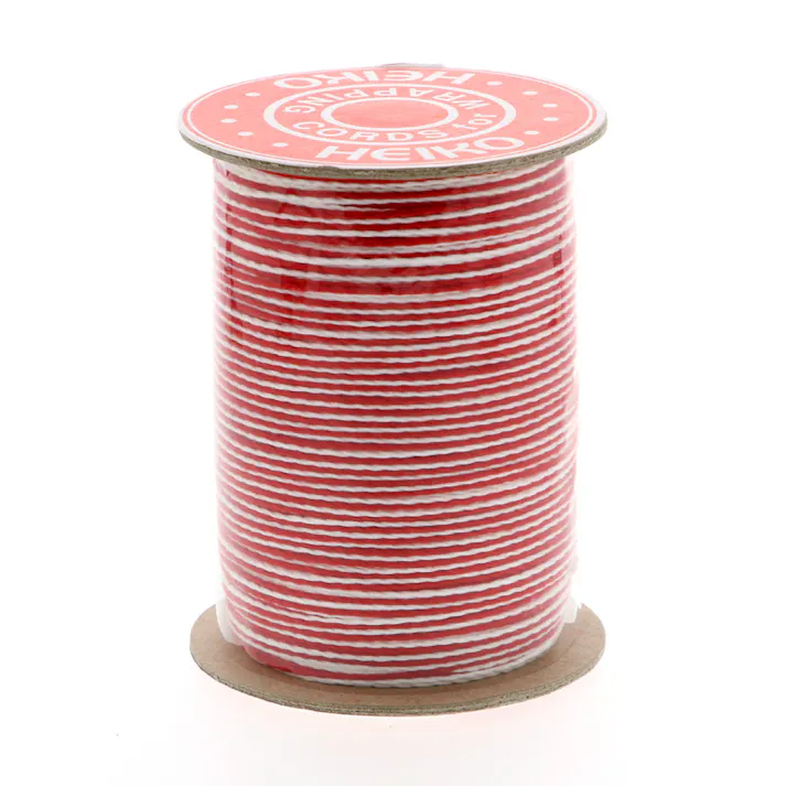 HEIKO シモジマ 贈答用紐 シルケット 赤白 150mボビン巻×40 001510102(CDC)【別送品】