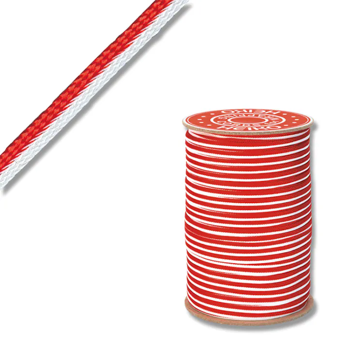 HEIKO シモジマ 贈答用紐 二交打 赤白 150m 1巻×60 001510301(CDC)【別送品】