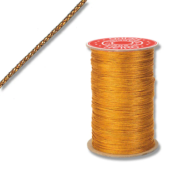 HEIKO シモジマ 贈答用紐 八ツ打 金 100m 1巻×60 001510801(CDC)【別送品】