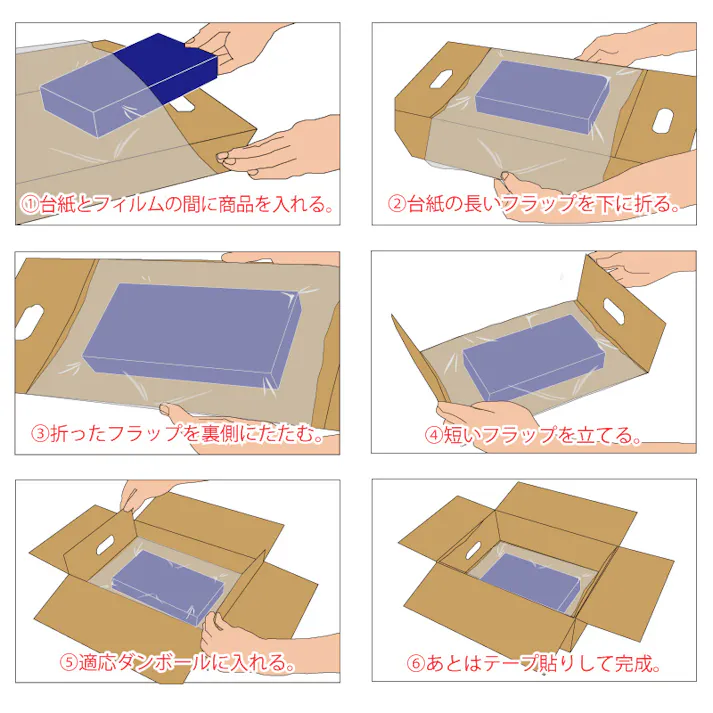 HEIKO シモジマ ダンボール用フィルムパッド A4用-100 5枚×40 002122982(CDC)【別送品】